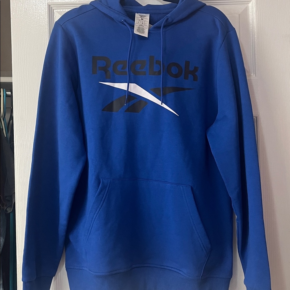 NWT Reebok Royal Blue Pullover Hoodie for men